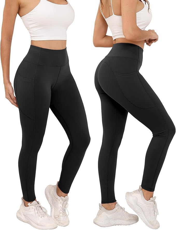 Soft & Comfy Slim Elastic Tights With Side Pockets